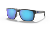OAKLEY Holbrook Matte Black Prizmatic Prizm Sapphire Polarized