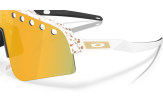 OAKLEY Sutro Lite Sweep Special Ed. "Mathieu Van Der Poel Collection" White splatter Prizm 24k