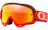 OAKLEY O-Frame MX Troy Lee Painted Red Fire Iridium