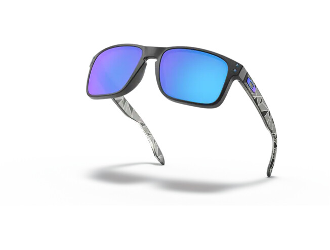 OAKLEY Holbrook Matte Black Prizmatic Prizm Sapphire Polarized