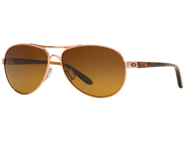 OAKLEY Feedback Rose Gold Brown Gradient Polarized