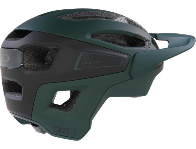Jalgrattakiiver OAKLEY DRT3 Matte Black/Brushed Metal, S Hunter Green/Satin Black S