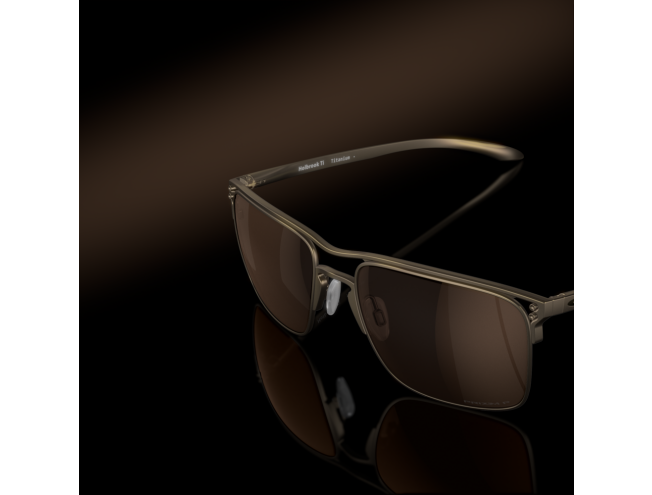 OAKLEY Holbrook TI Satin Pewter Prizm Tungsten Polarized