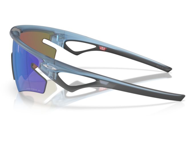 OAKLEY Sphaera Slash Matte Transparent Stonewash Prizm Sapphire Polarized