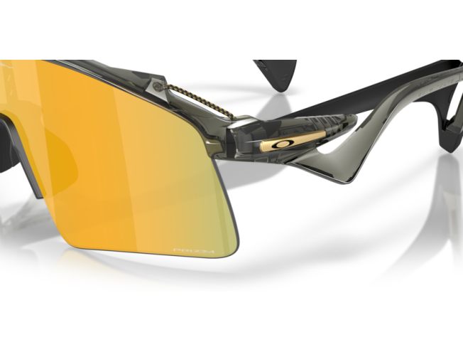 Päikeseprillid Oakley Stunt Wing Grey Smoke Prizm 24k