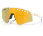 OAKLEY Sutro Lite Sweep Special Ed. "Mathieu Van Der Poel Collection" White splatter Prizm 24k