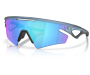 Päikeseprillid OAKLEY Sphaera Slash Matte Transparent Stonewash Prizm Sapphire Polarized
